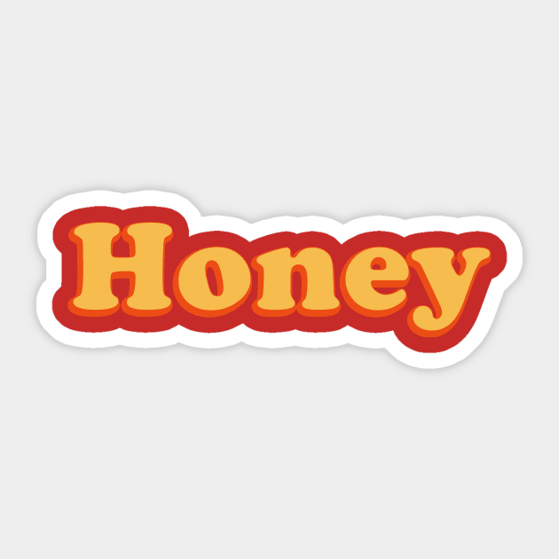 Honey Sticker by thedesignleague